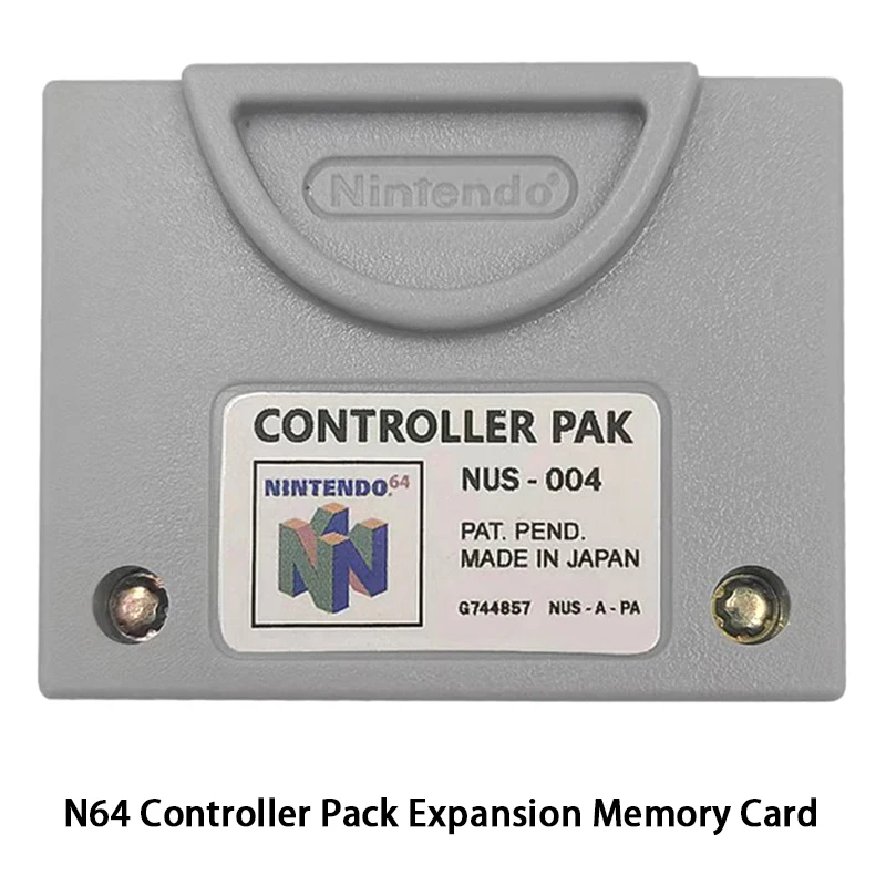 

Pack Expansion Memory Card Cartridge for N64 Controller Pak (NUS-004) Replacement Save Your N64 Game Progress