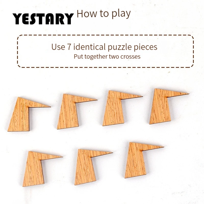 YESTARY Wooden Puzzle Brain Teaser Five Squares Jigsaw Puzzle Ten Level Difficulty Tangram Board Games Toy For Adults Kids Gift
YESTARY Wooden Puzzle Brain Teaser Five Squares Jigsaw Puzzle Ten Level Difficulty Tangram Board Games Toy For Adults Kids Gift
