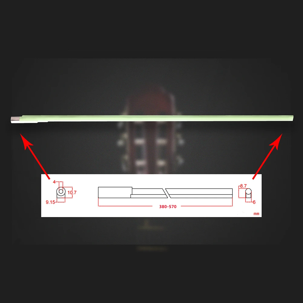 Gear & Builder Guitar Truss Rod 380mm/14.9in 420mm/16.5in 440mm/17.3in 570mm/22.4in Green Metal Two Way With Wrench
Gear & Builder Guitar Truss Rod 380mm/14.9in 420mm/16.5in 440mm/17.3in 570mm/22.4in Green Metal Two Way With Wrench