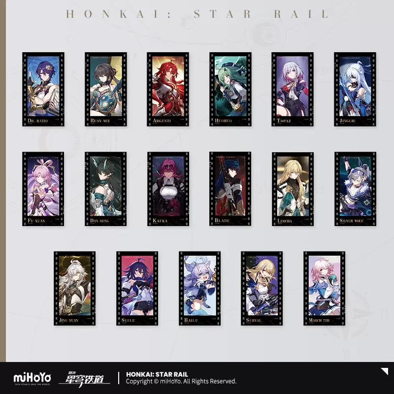 

Presale Sunsyea Honkai Star Rail Official Merch miHoYo Original Authentic QXYY Series Cards Blade Fu Xuan Kafka Dan Heng Luocha