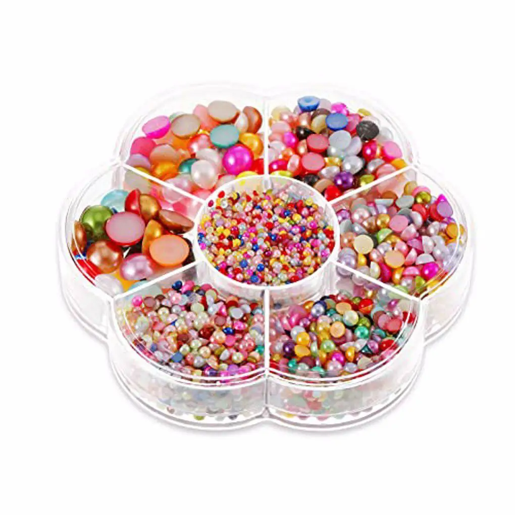 5600Pcs Set Rhinestones Flatback Pearls Beads Home Salon Nail Art Jewelry DIY Self-Assembly Art Supplies for Beginners
5600Pcs Set Rhinestones Flatback Pearls Beads Home Salon Nail Art Jewelry DIY Self-Assembly Art Supplies for Beginners