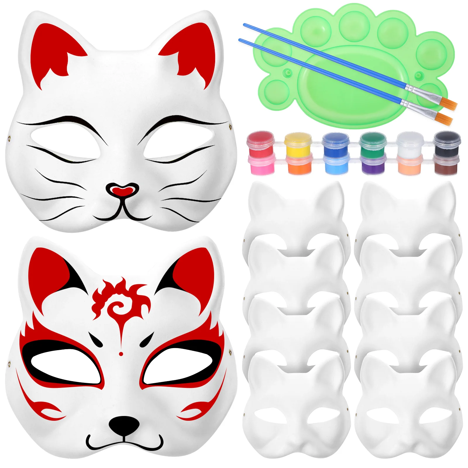 1 Set Diy Fox Masks Party Paper Masks Blank Pulp Masks Cosplay Craft Masks to Decorate with Paints
1 Set Diy Fox Masks Party Paper Masks Blank Pulp Masks Cosplay Craft Masks to Decorate with Paints