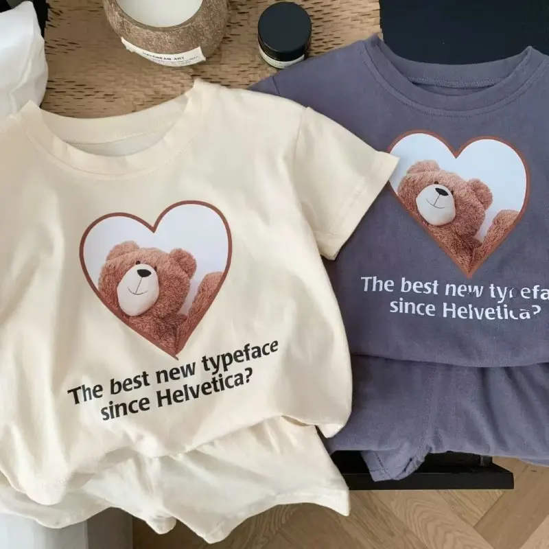 Clothes For Girls Boys Tracksuit Suit Cartoon Summer Toddler Girls Clothes 2Pcs Outfits Kids Clothing Children2 3 4 5 6 T
Clothes For Girls Boys Tracksuit Suit Cartoon Summer Toddler Girls Clothes 2Pcs Outfits Kids Clothing Children2 3 4 5 6 T