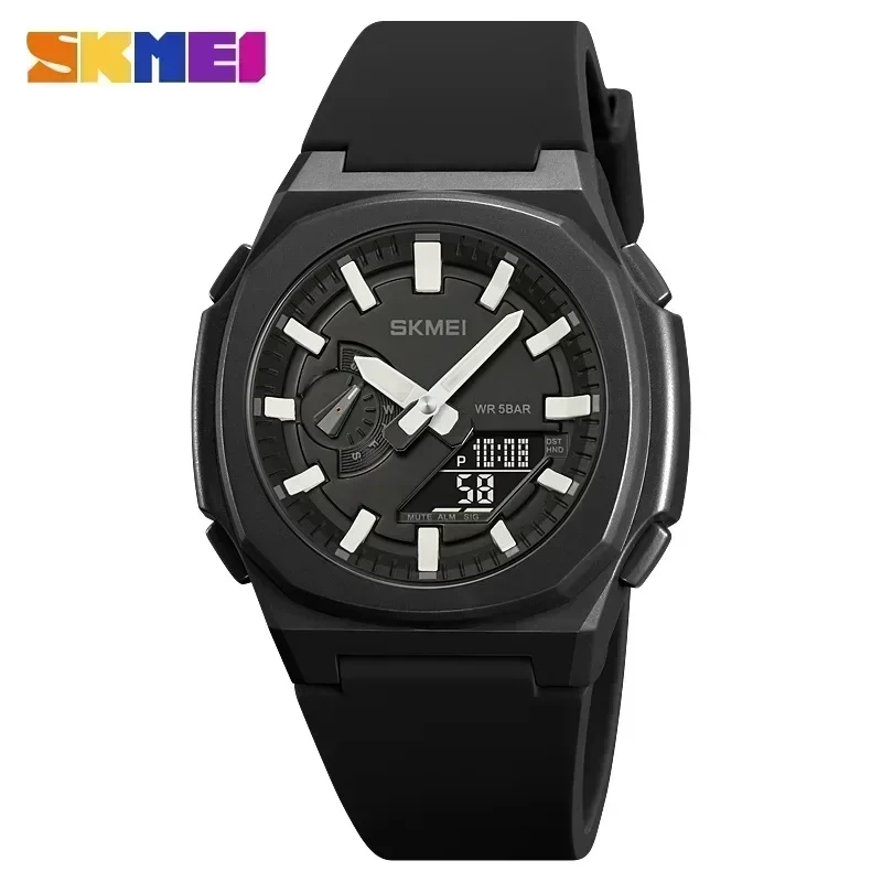 

SKMEI 5 Alarms Date Clock reloj hombre with Japan Digital Movement 2091 Sport Watches Waterproof Men Countdown Chrono Wriswatch
