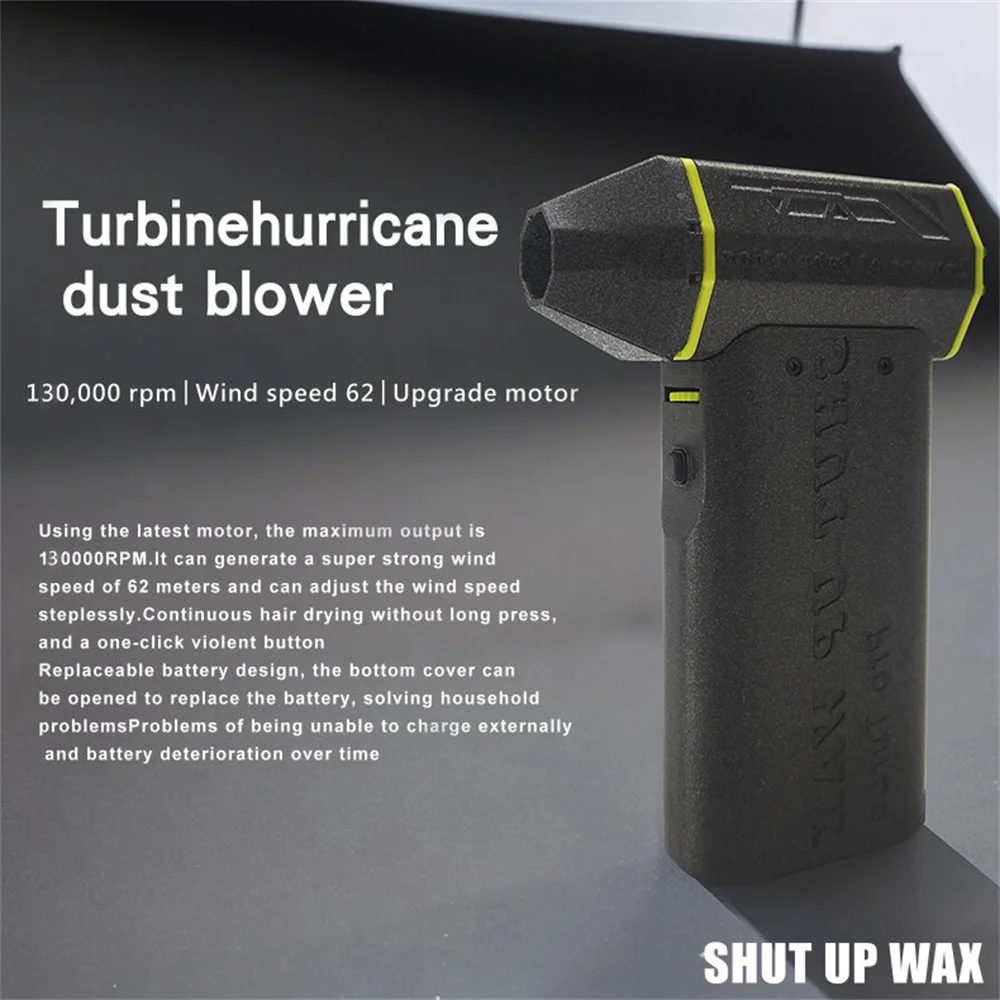 DIY violent fan internet celebrity violent hair dryer high-speed brushless motor infinite speed regulation (replaceable battery)
DIY violent fan internet celebrity violent hair dryer high-speed brushless motor infinite speed regulation (replaceable battery)