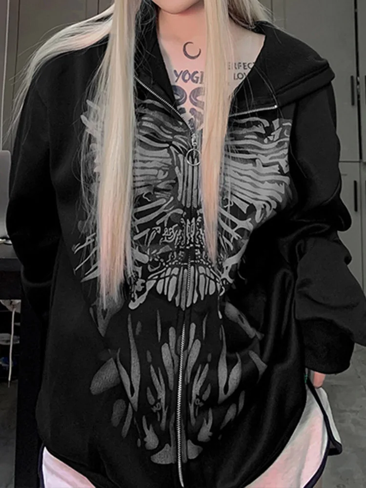 Butterfly Print Oversize Zip Up Hoodies 2022 Winter New Long Sleeve Sweatshirt Casual Hooded Jacket Streetwear
Butterfly Print Oversize Zip Up Hoodies 2022 Winter New Long Sleeve Sweatshirt Casual Hooded Jacket Streetwear