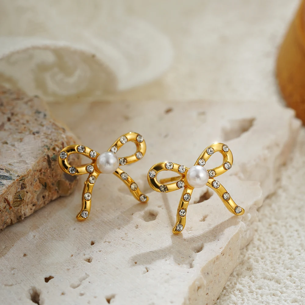 New Trendy Bow Knot Shape Fashion Cute Charm Stud Earrings For Women Shiny CZ Zircon Earring Luxury Jewelry Daily Party Gifts 17 Sb3871d9bbdc24cbfafd611584a2b2af6I