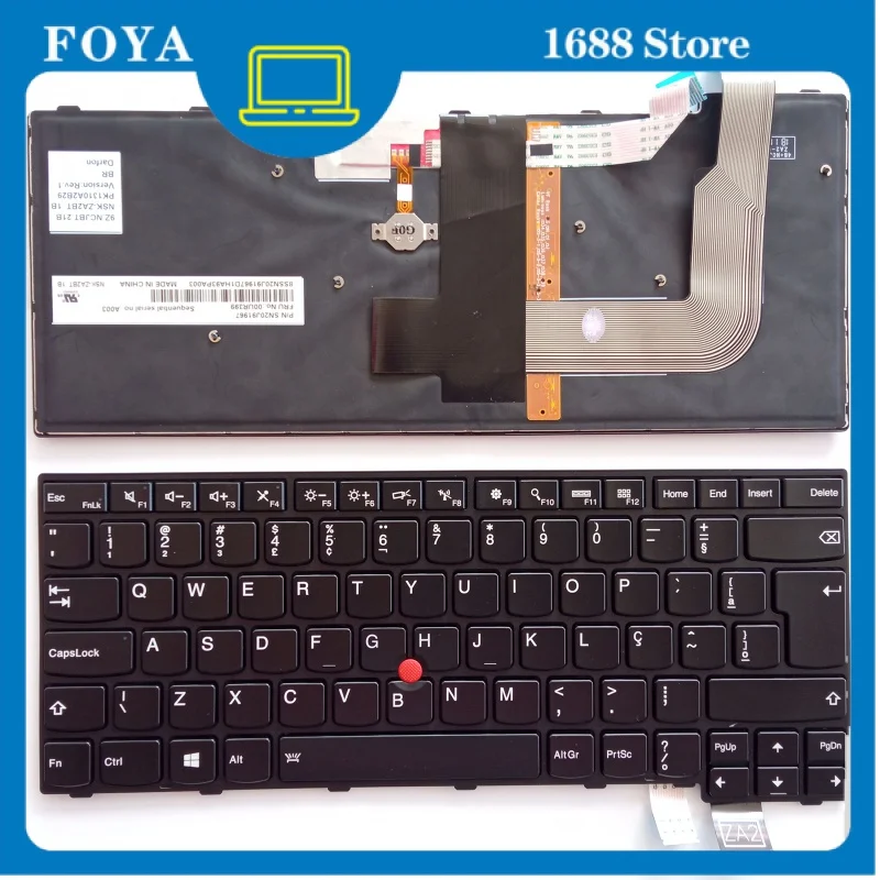 Новая клавиатура с подсветкой для Lenovo Thinkpad T460S T470S Thinkpad 13 Gen 2 (20J1 20J2) Brazi
Новая клавиатура с подсветкой для Lenovo Thinkpad T460S T470S Thinkpad 13 Gen 2 (20J1 20J2) Brazi