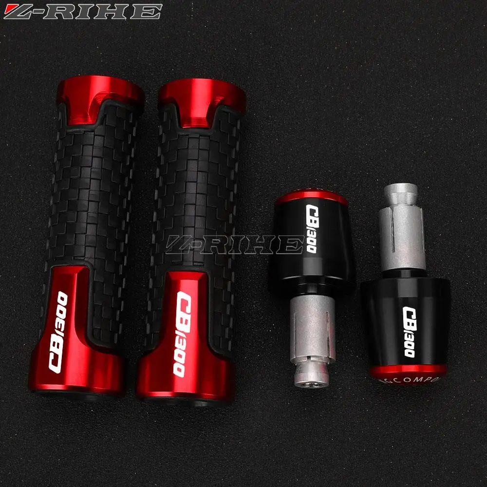 

22MM Handlebar Grips For Honda CB1300 cb1300 ABS bingone SC30 CB 1300 X4 SC38 1993-2010 CNC Accessories Handle Bar Cap End Plugs