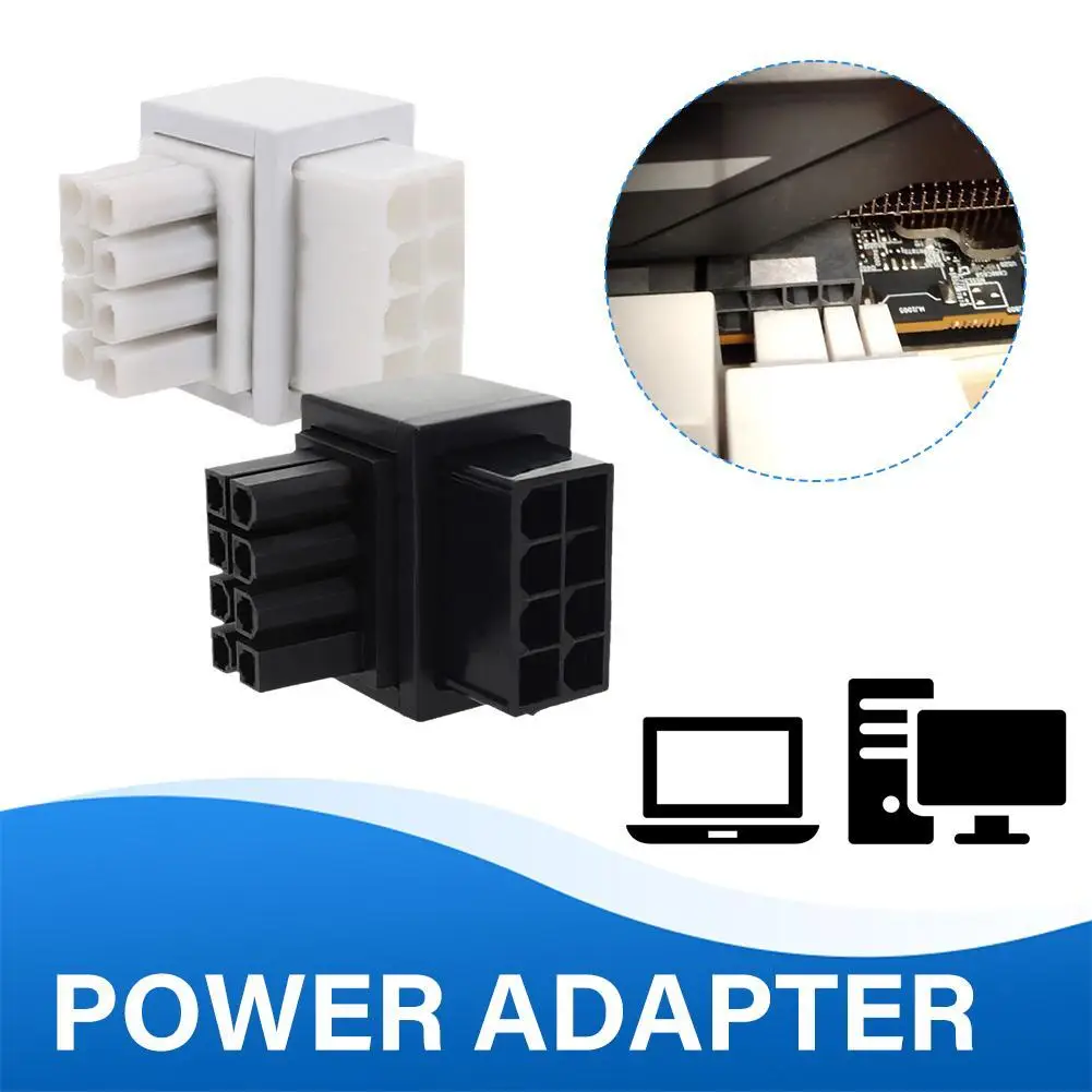 90 Degree Right Angle U-shaped PCI-E 6Pin/8pin Adapter GPU Power Steering Connector For Desktops Graphics Video Port Socket
90 Degree Right Angle U-shaped PCI-E 6Pin/8pin Adapter GPU Power Steering Connector For Desktops Graphics Video Port Socket