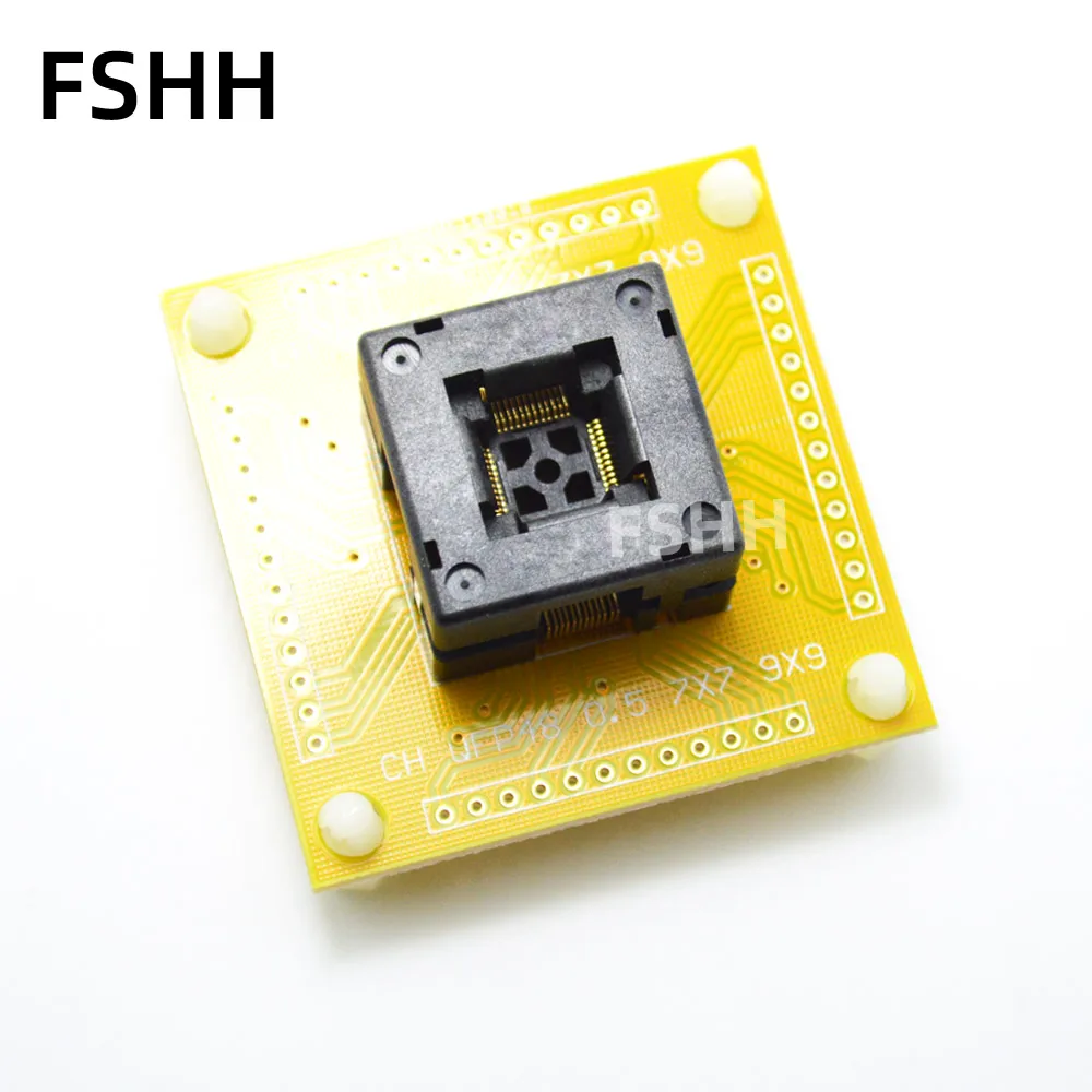 IC TEST QFP48 ic socket TQFP48 LQFP48 QFP48 тестовая розетка с PCB 0,5 мм шаг Размер = 7x7 мм 9x9мм
IC TEST QFP48 ic socket TQFP48 LQFP48 QFP48 тестовая розетка с PCB 0,5 мм шаг Размер = 7x7 мм 9x9мм