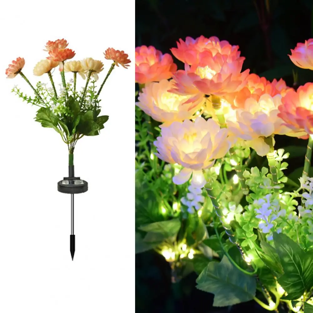 Led Lights Solar-powered Garden Lights Elegant Peony Flower Solar Pathway Lights for Garden Decor Waterproof Outdoor Led Lamps
Led Lights Solar-powered Garden Lights Elegant Peony Flower Solar Pathway Lights for Garden Decor Waterproof Outdoor Led Lamps