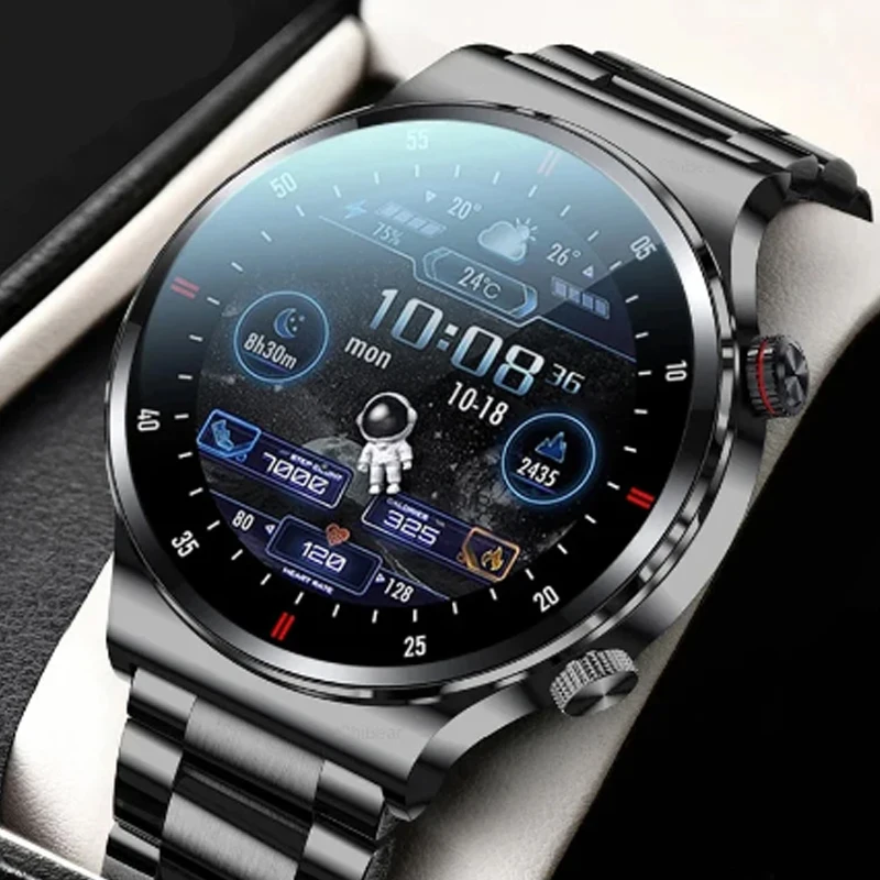 

1.28 inch Smart Watch Men Women 2024 Bluetooth Call Music Multi Language Fitness Tracker Clock For ASUS ROG Phone 7 Honor 8A Pri