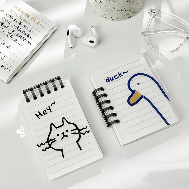 60Sheets PP Waterproof Ring Binder Memo Pad Portable A7 Size Diary Planner Cute Cartoon Loose Leaf Notebook Office School Supply
60Sheets PP Waterproof Ring Binder Memo Pad Portable A7 Size Diary Planner Cute Cartoon Loose Leaf Notebook Office School Supply