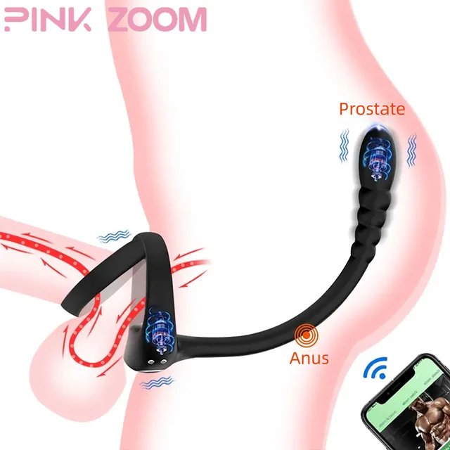 Vibromasseur de prostate pour hommes, jouets sexuels, massage anal, anneau de pénis, Cocking masculin, mastyellar ator 1