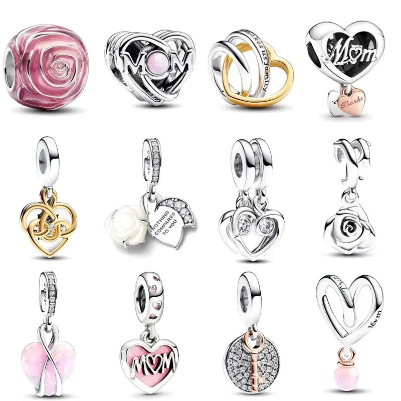 2024 New 925 Silver Charm Pink Rose in Bloom Charm Bead White Rose Dangle Charm Fit Original Pandora Bracelet DIY Women Jewelry
2024 New 925 Silver Charm Pink Rose in Bloom Charm Bead White Rose Dangle Charm Fit Original Pandora Bracelet DIY Women Jewelry