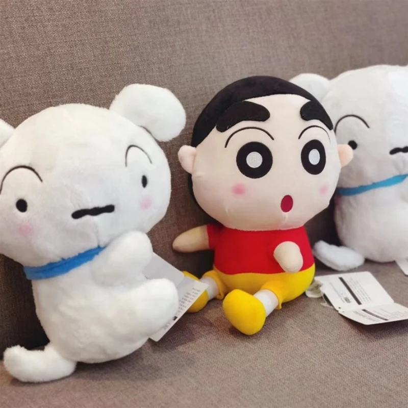 Милая мультяшная плюшевая кукла Crayon Shin-chan nodra Shiro Kawaii, пушистая мягкая игрушка, украшающая периферийная диванная подушка, праздничные подарки 
Милая мультяшная плюшевая кукла Crayon Shin-chan nodra Shiro Kawaii, пушистая мягкая игрушка, украшающая периферийная диванная подушка, праздничные подарки