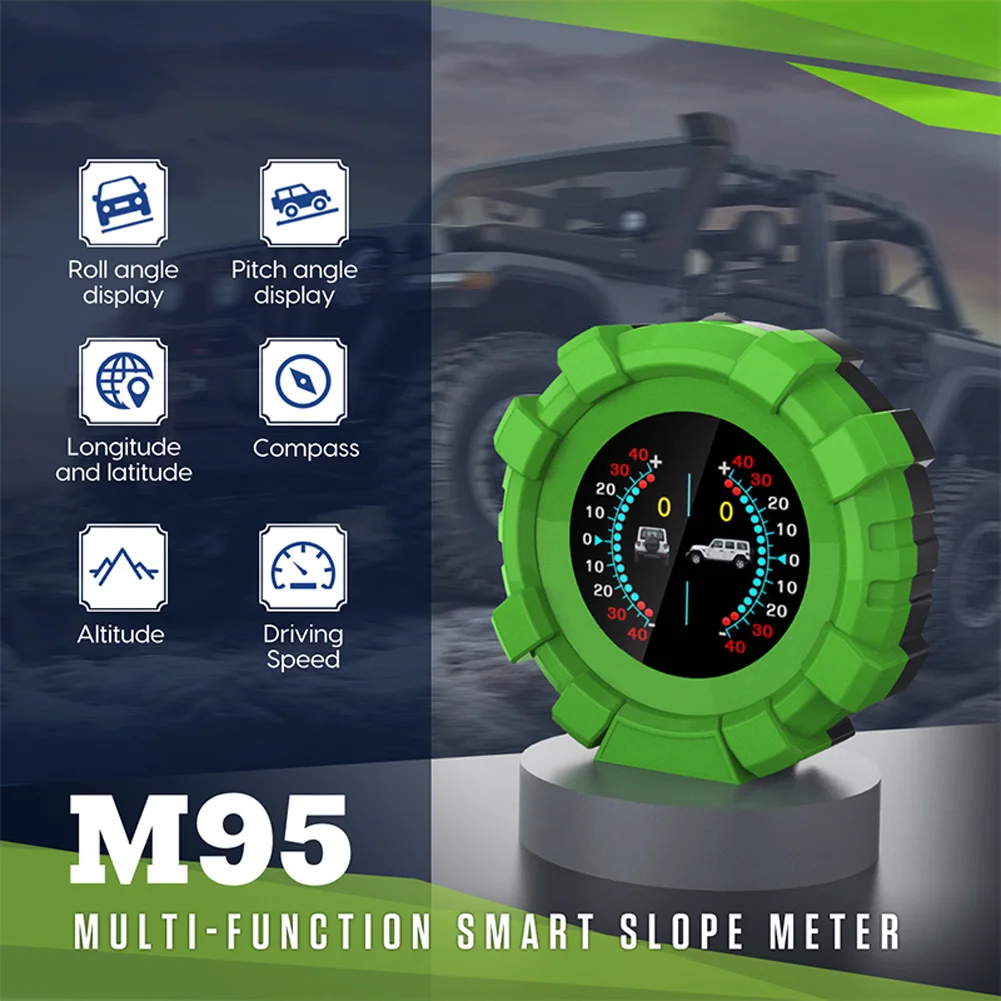 M95 GPS многофункциональный Инклинометр Спидометр автомобильный измеритель наклона превышения скорости будильник цифровая фотография
M95 GPS многофункциональный Инклинометр Спидометр автомобильный измеритель наклона превышения скорости будильник цифровая фотография
