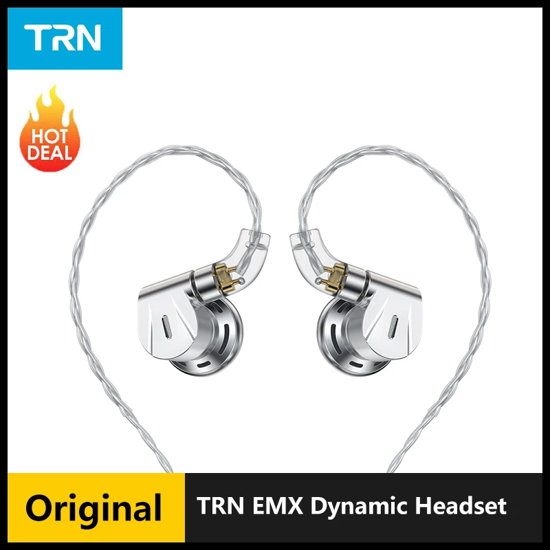 TRN EMX Dynamic Headset Driver Flat Head Plug Earburd Bass Metal In Ear Earphone Super Bass Music Replaceable Cable 2023 Newss
TRN EMX Dynamic Headset Driver Flat Head Plug Earburd Bass Metal In Ear Earphone Super Bass Music Replaceable Cable 2023 Newss
