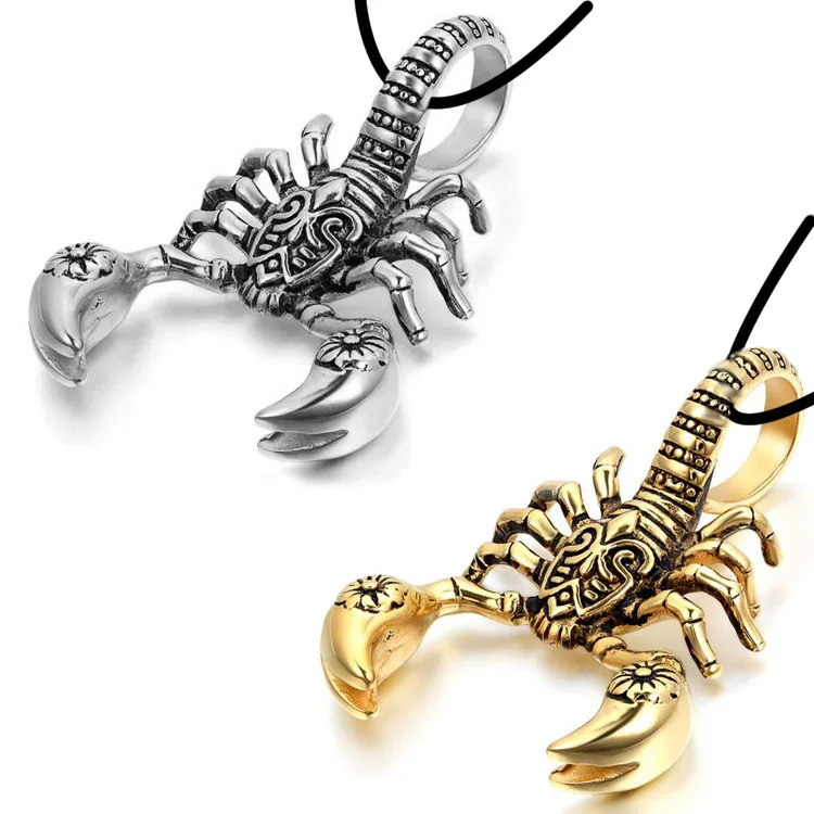 Hip Hop Punk Men Necklaces Scorpion King Rope Clavicle Long Chain Charm Pendant Necklace Party Gifts Gold/Silver Plated Jewelry
Hip Hop Punk Men Necklaces Scorpion King Rope Clavicle Long Chain Charm Pendant Necklace Party Gifts Gold/Silver Plated Jewelry