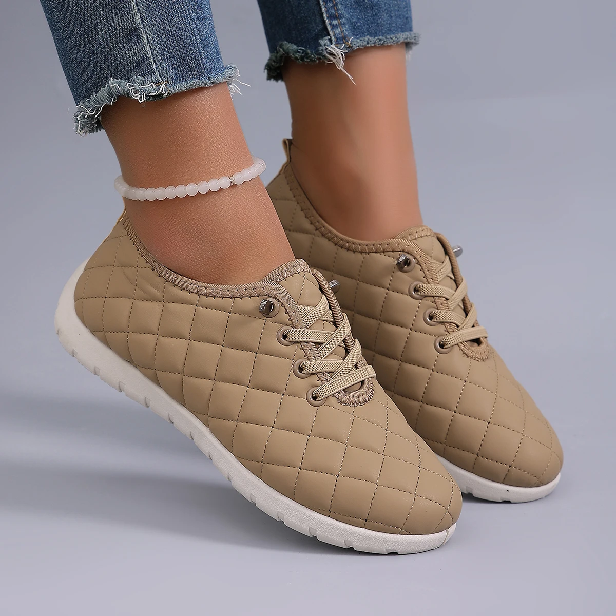 أحذية رياضية نسائية جديدة للربيع، عصرية، قابلة للتنفس، خفيفة الوزن، مضادة للانزلاق، مقاومة للتآكل، أحذية رياضية كاجوال، أحذية مسطحة أحذية رياضية نسائية جديدة للربيع، عصرية، قابلة للتنفس، خفيفة الوزن، مضادة للانزلاق، مقاومة للتآكل، أحذية رياضية كاجوال، أحذية مسطحة