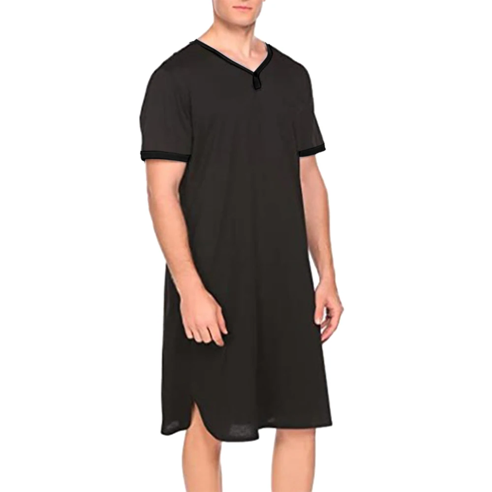 Male Long Top Black Shirt Comfortable Long Tops Men's Pajamas Muslim Robe Dresses Personalized 2023 .hot Sale
Male Long Top Black Shirt Comfortable Long Tops Men's Pajamas Muslim Robe Dresses Personalized 2023 .hot Sale