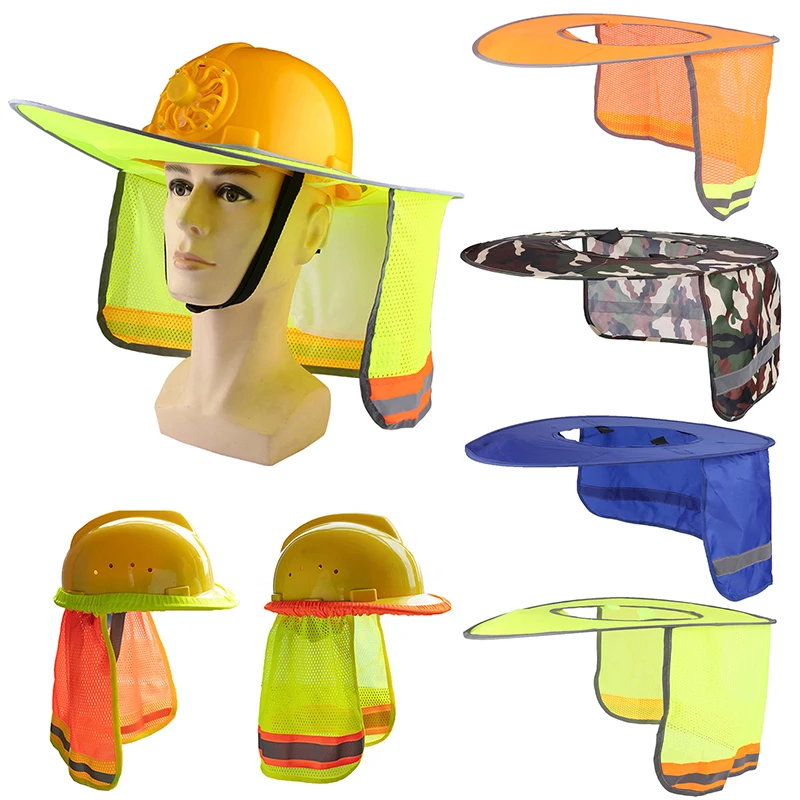 Summer Sun Shade Safety Hard Hat Neck Shield Helmets Reflective Hat Brim Reflective Cap Cover for Construction Workers
Summer Sun Shade Safety Hard Hat Neck Shield Helmets Reflective Hat Brim Reflective Cap Cover for Construction Workers