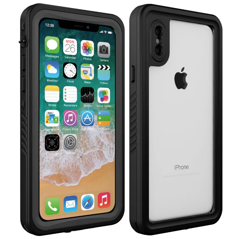 Водонепроницаемый чехол для iPhone X/XS iPhone XS Max iPhone XR для дайвинга на открытом воздухе усилить противоударный чехол
Водонепроницаемый чехол для iPhone X/XS iPhone XS Max iPhone XR для дайвинга на открытом воздухе усилить противоударный чехол