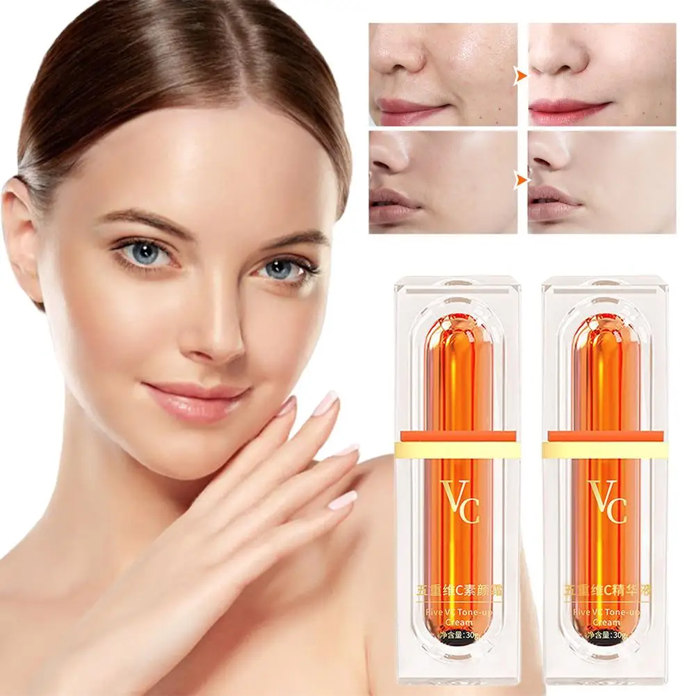 Five Vitamin C Tone-up Cream VC Whitening Brightening Makeup Cosmetics Concealer Skin Moisturizing Care Natural Lazy Cream P3S6
Five Vitamin C Tone-up Cream VC Whitening Brightening Makeup Cosmetics Concealer Skin Moisturizing Care Natural Lazy Cream P3S6