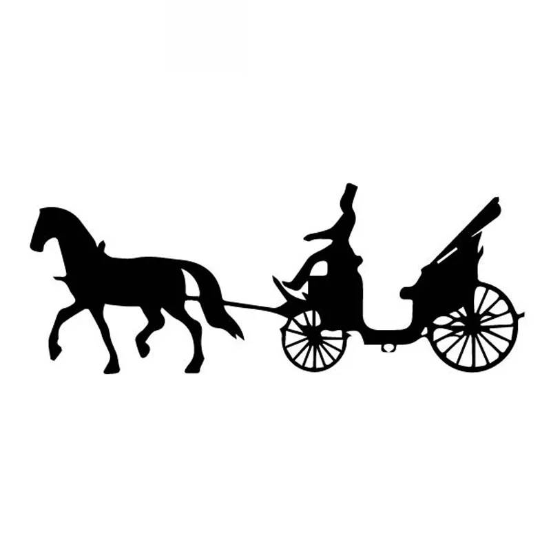 

Creative Carriage Stickers High Quality Car Decoration Decals Personalized Pvc Waterproof Decals Black/white, 18cm*7cm