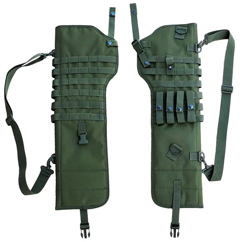 

Tactical Hunting Accessories Rifle Shotgun Scabbard Bag Molle Shoulder Rifle Case Holster Hunting Airsoft Long Gun Knife Bag