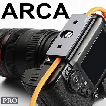카메라 액세서리용 블록 ARCA 삼각대 모노포드 퀵 릴리스 플레이트, 볼헤드 케이블 고정 잠금 포트 프로텍터, 테더 금속 도구