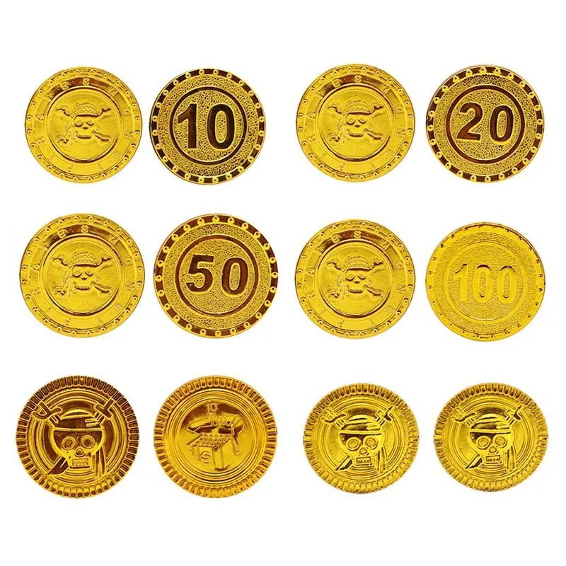 100Pcs Pirate Fake Plastic Gold Coin Birthday Party DIY Gifts Kids Like Game Prop Halloween Christmas Home Decoration Supplies
100Pcs Pirate Fake Plastic Gold Coin Birthday Party DIY Gifts Kids Like Game Prop Halloween Christmas Home Decoration Supplies