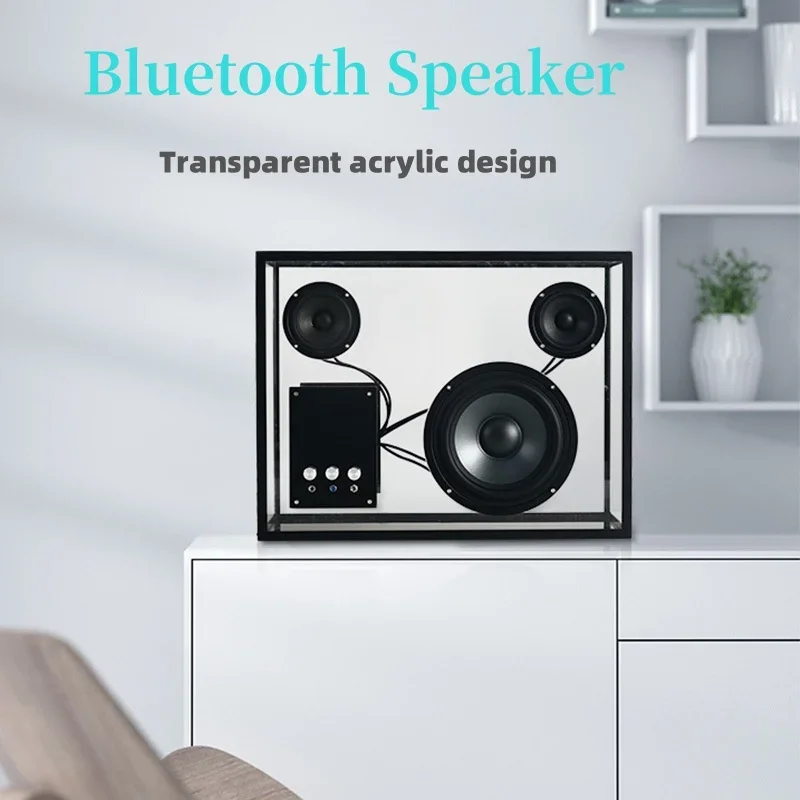 Desktop Audience Music Center Powerful Caixa De Som Bluetooth Speaker Transparent Acrylic Crystal Heavy Bass Subwoofer Boom Box
Desktop Audience Music Center Powerful Caixa De Som Bluetooth Speaker Transparent Acrylic Crystal Heavy Bass Subwoofer Boom Box