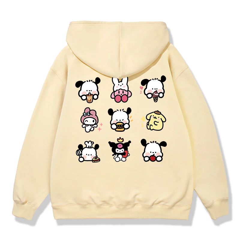 Hooded Plush Sweater Kawaii Sanrio Pochacco Cute Anime Soft Woman Couple Winter Warm Hoodies Fashion Top Girls Christmas Gift
Hooded Plush Sweater Kawaii Sanrio Pochacco Cute Anime Soft Woman Couple Winter Warm Hoodies Fashion Top Girls Christmas Gift