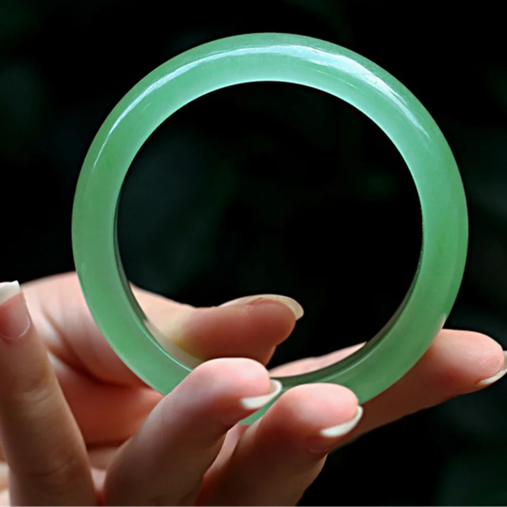 Natural A-grade Women's Light Green Jade Bracelet Jadeite Exquisite Ice Flower Fine Jewelry HAND RING Bangles
Natural A-grade Women's Light Green Jade Bracelet Jadeite Exquisite Ice Flower Fine Jewelry HAND RING Bangles