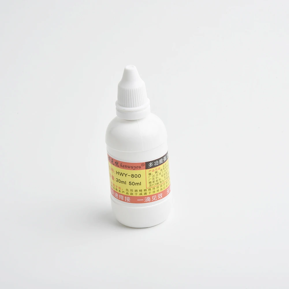 1PC 50ml Stainless Steel Liquid Flux Soldering Paste Liquid Solder Tool Water Durable Liquid Solders Quick Welding Best Price
1PC 50ml Stainless Steel Liquid Flux Soldering Paste Liquid Solder Tool Water Durable Liquid Solders Quick Welding Best Price
