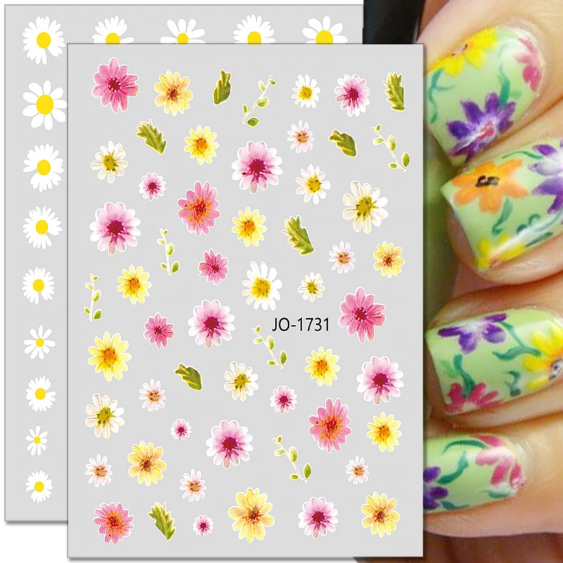 Sunflower Flower Nail Stickers Blossom Daisy Florals Nail Decals Self Adhesive Sliders Nail Art Decorations Manicure
Sunflower Flower Nail Stickers Blossom Daisy Florals Nail Decals Self Adhesive Sliders Nail Art Decorations Manicure