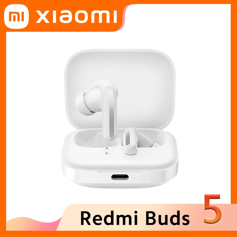 

Xiaomi Redmi Buds 5 True Wireless 46dB Active Noise Cancellation Earphone 480mAh Case Capacity Ultimate Hi-Fi Sound Headset