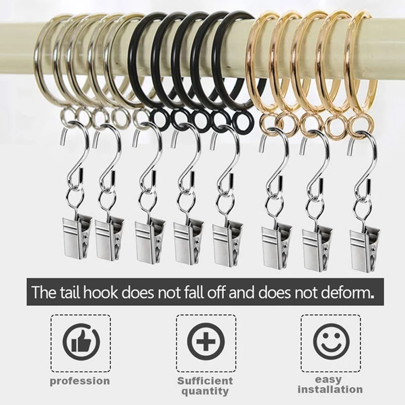150 PCS Stainless Steel Curtain Clips With Hook For Curtain Photos Home Decoration Outdoor Party Wire Holder
150 PCS Stainless Steel Curtain Clips With Hook For Curtain Photos Home Decoration Outdoor Party Wire Holder