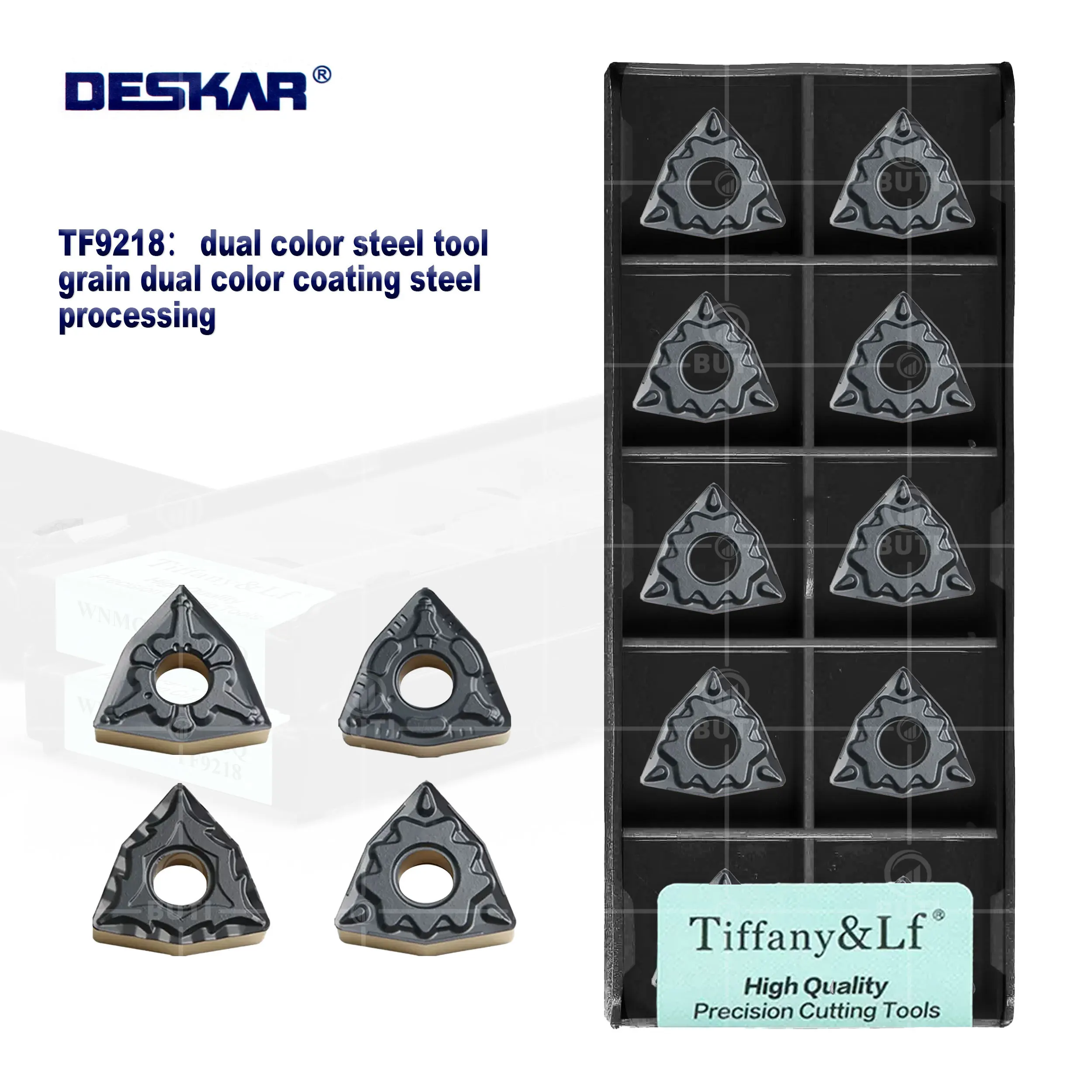 DESKAR 100% оригинальный высококачественный WNMG080408 080404 080412-TM CM CQ HQ TF9218 двухцветный твердый сплав лезвия инструмент материал токарный станок с ЧПУ
DESKAR 100% оригинальный высококачественный WNMG080408 080404 080412-TM CM CQ HQ TF9218 двухцветный твердый сплав лезвия инструмент материал токарный станок с ЧПУ