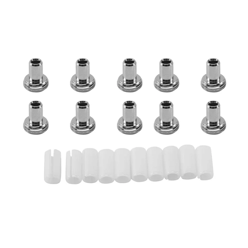 10Pcs Ceramic Tube Sleeves And 10Pcs Metal Head Connector Adapters For Fiber Optic Visual Fault Locator
10Pcs Ceramic Tube Sleeves And 10Pcs Metal Head Connector Adapters For Fiber Optic Visual Fault Locator