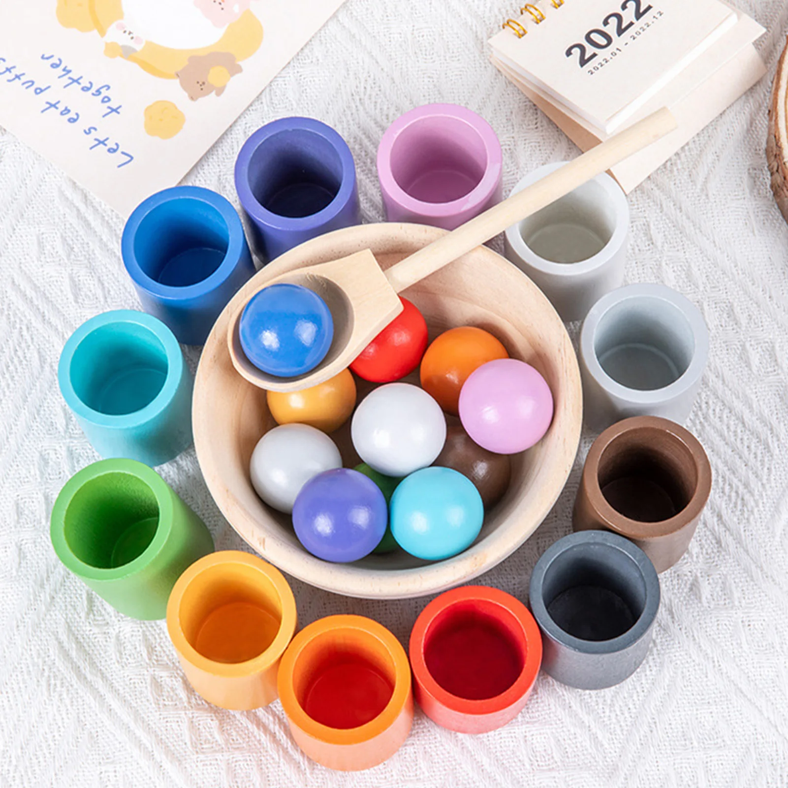 Baby Montessori Wooden Toy Rainbow Ball And Cups Color Sorting Games Fine Motor Early Education Learning Toys Gifts For Children
Baby Montessori Wooden Toy Rainbow Ball And Cups Color Sorting Games Fine Motor Early Education Learning Toys Gifts For Children