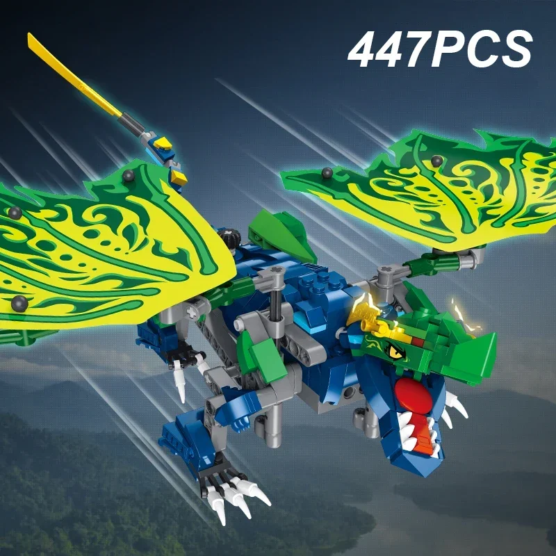 447PCS Green Dragon Building Blocks Prehistoric Dragon Animal Model Assemble Figure Bricks Desktop Display Kids Christmas Gifts
447PCS Green Dragon Building Blocks Prehistoric Dragon Animal Model Assemble Figure Bricks Desktop Display Kids Christmas Gifts