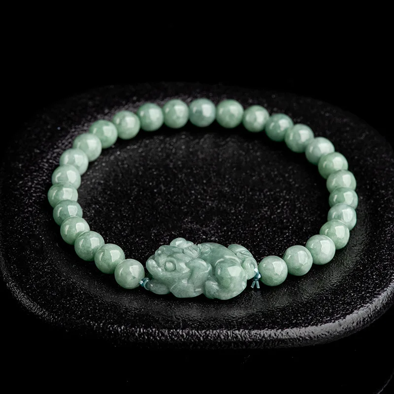 Natural Jade Beads and Pixiu Bracelet For Man and Women Fengshui Fortune Lucky Bracelet Gift For Birthday and Lover
Natural Jade Beads and Pixiu Bracelet For Man and Women Fengshui Fortune Lucky Bracelet Gift For Birthday and Lover