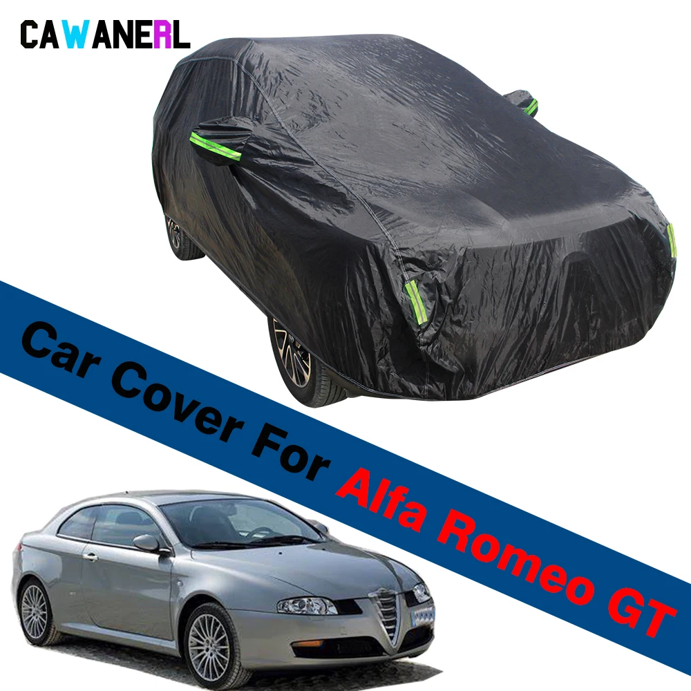 Waterproof Black Car Cover For Alfa Romeo GT 2003-2010 Auto Outdoor Anti-UV Sun Shade Snow Rain Resistant Cover
Waterproof Black Car Cover For Alfa Romeo GT 2003-2010 Auto Outdoor Anti-UV Sun Shade Snow Rain Resistant Cover