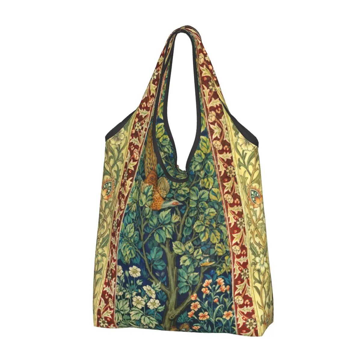 William Morris Cock Pheasant Grocery Shopping Tote Bags Fashion Vintage Floral Textile Shoulder Shopper Bag Big Capacity Handbag
William Morris Cock Pheasant Grocery Shopping Tote Bags Fashion Vintage Floral Textile Shoulder Shopper Bag Big Capacity Handbag