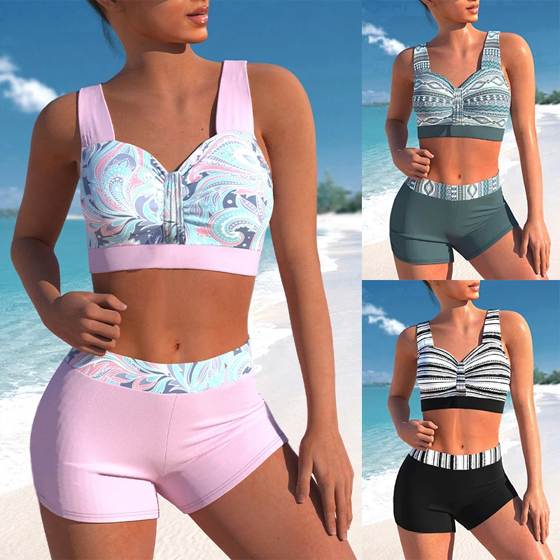 2023 New Bikini Sexy Beach Swimwear Women's Summer Fashion Design Printed Swimwear Bikini Set Women's Two Piece Swimwear
2023 New Bikini Sexy Beach Swimwear Women's Summer Fashion Design Printed Swimwear Bikini Set Women's Two Piece Swimwear