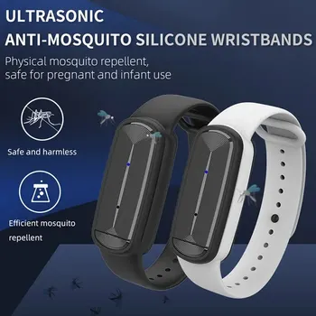 어린이용 초음파 모기 방지 팔찌, 100% 천연 무독성 순수 필수 모기 퇴치, 해충 퇴치 시계, M90 상품 이미지