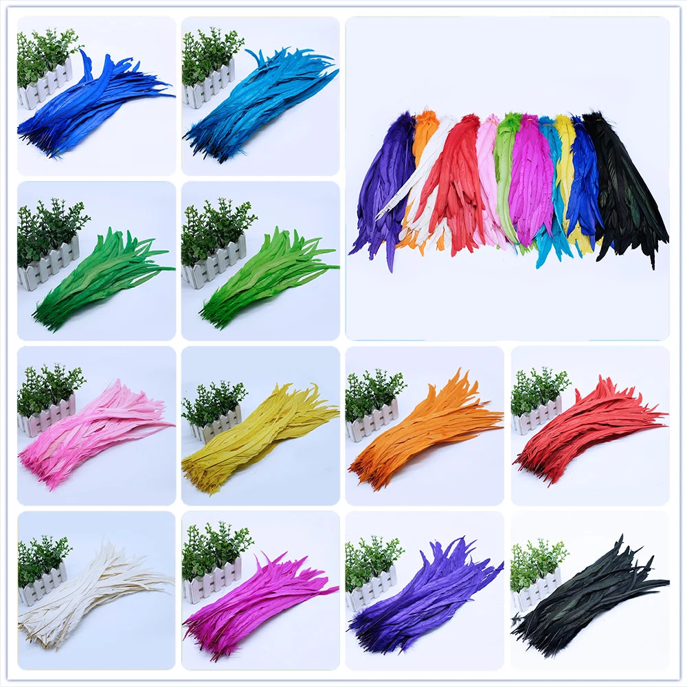 Wholesale Long Size Rooster Tail Feather 40-45cm Cock Plumes Coque Feathers Costume/Carnival Fashion Design Decoration 27 Colors
Wholesale Long Size Rooster Tail Feather 40-45cm Cock Plumes Coque Feathers Costume/Carnival Fashion Design Decoration 27 Colors
